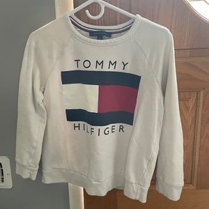 Sweater | Tommy Hilfiger women's white sweater: size small